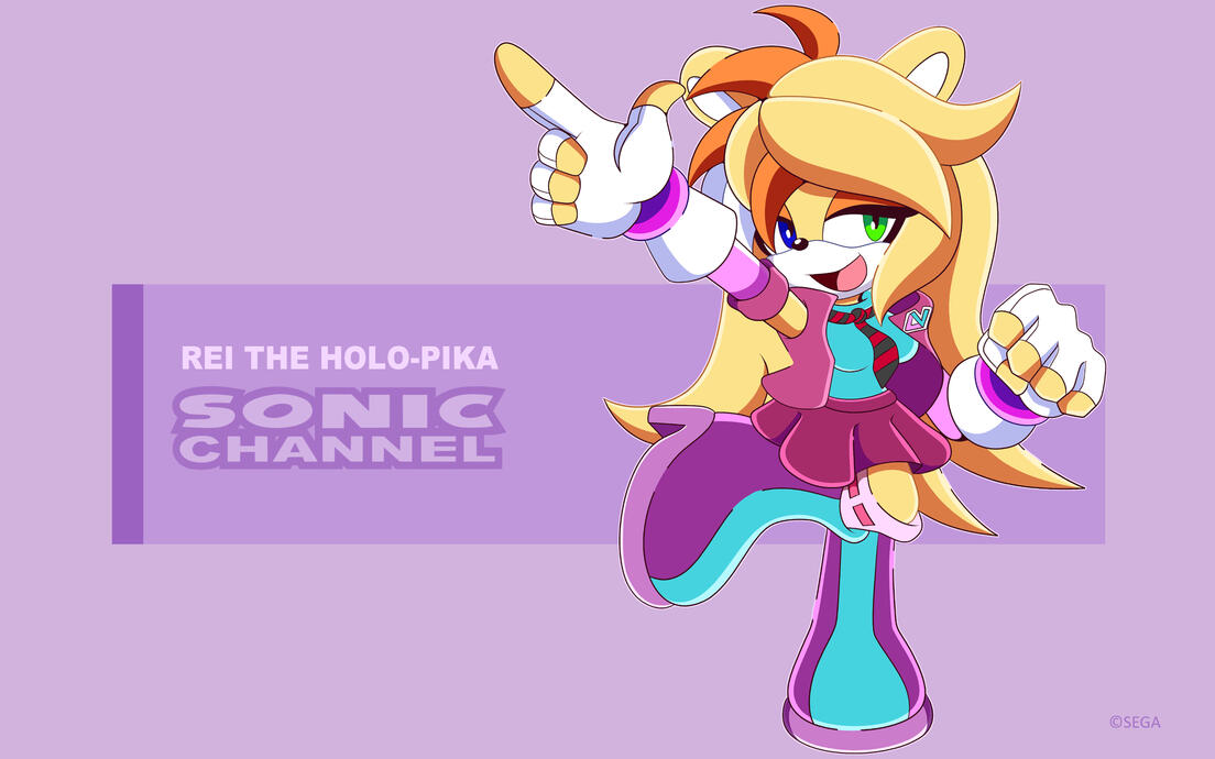 Hol0Pix Charm - Fond d'écran dans le style de Sonic Channel 2022 - Hoody Bob