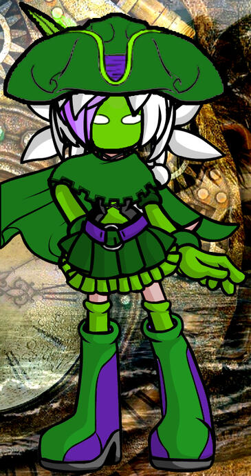 Lime Fang - Design fait avec Female Furry Dollmaker v1.2 - geN8hedgehog